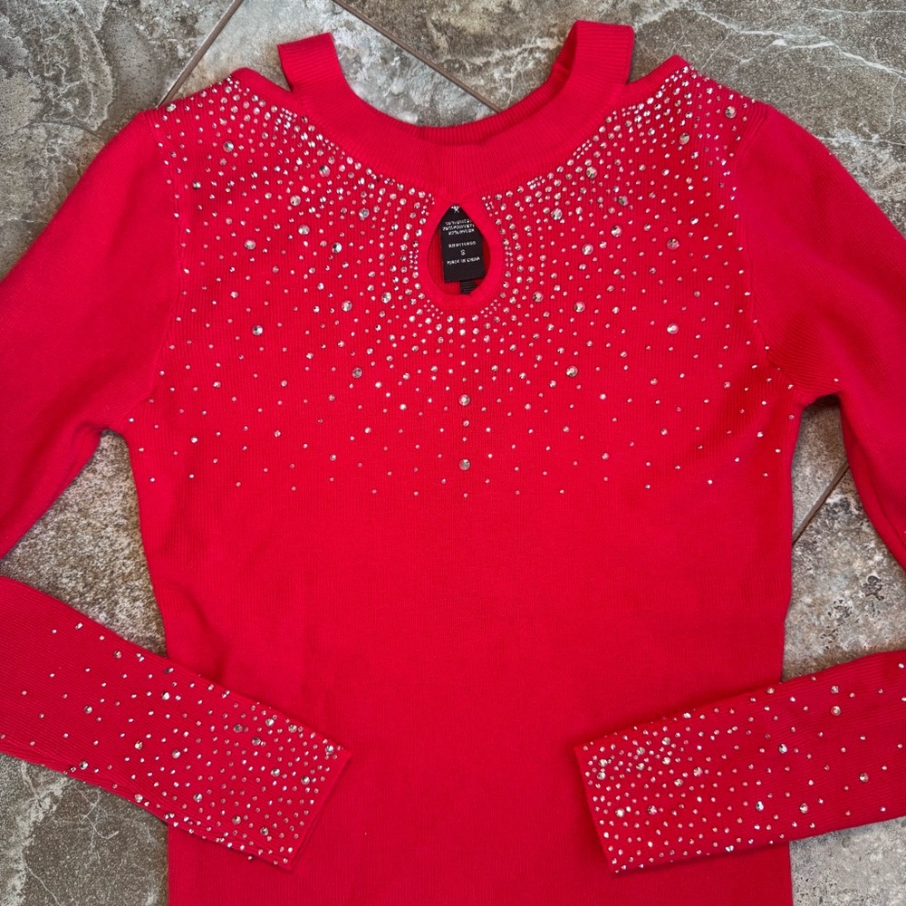 Embellished Rhinestone Top ✨ - Picture 1 of 7